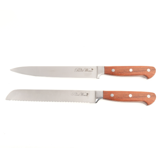 14-Piece Knife Cutlery Set with Wood Block Frontier Collection, Red Rosewood NEW - Fresh Stock Dated December 2025