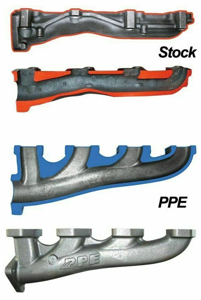 PPE 116111000 Manifolds And Up-Pipes GM 2001 Ca 01-04 Fed LB7 No Y At Aluminum - Fresh Stock Dated February 2026