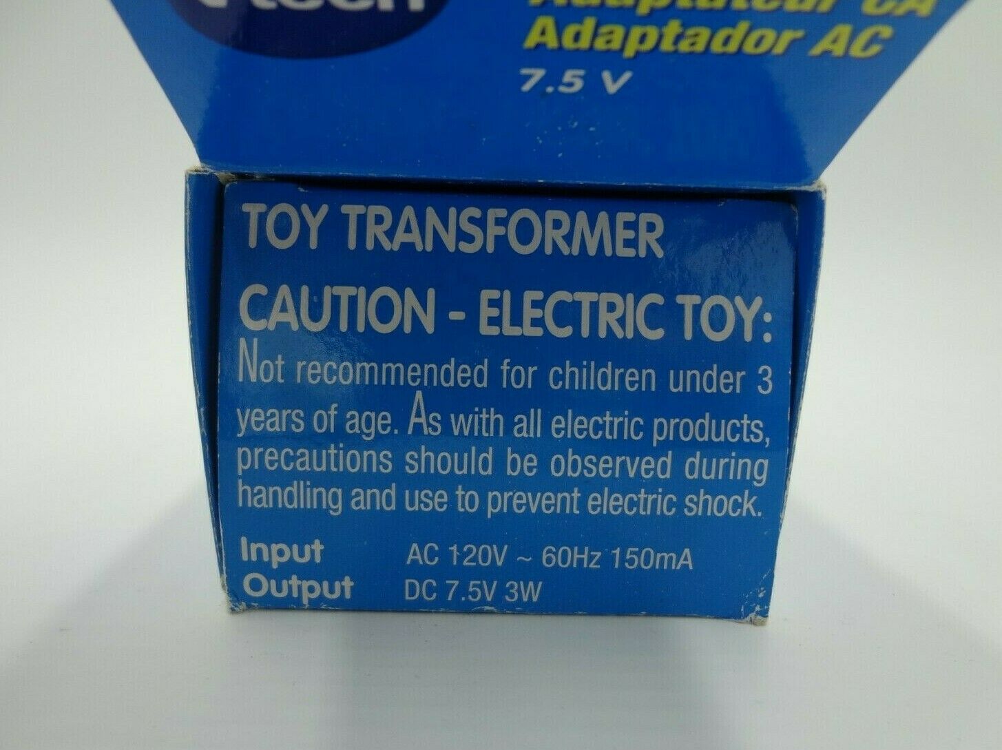 Vtech 7.5V AC Adaptor For Use With All Compatible Vtech Toys Model 80-087700 - Fresh Stock Dated February 2026