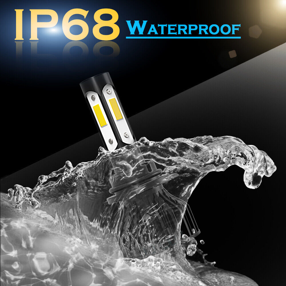 For Acura MDX 2001 2002 2003 - 6000K combo 9005 LED Headlight High Beam bulbs - Fresh Stock Dated February 2026