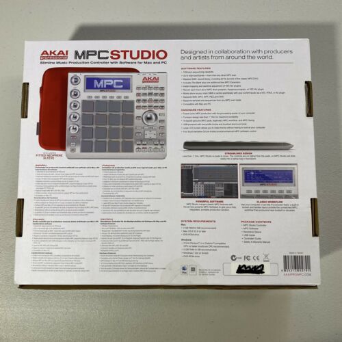 Akai MPC STUDIO Music Production Controller Silver - Fresh Stock Dated December 2025