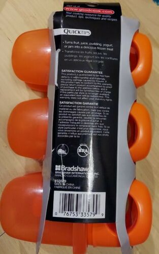 ICE POP MAKER BY GOOD COOK ORANGE NEW - Fresh Stock Dated February 2026