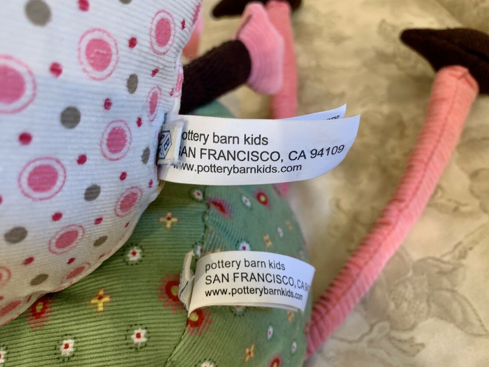 Pottery Barn Kids Hayley Brooke Owls Plush Lot Of 2 - Joy & Penny - EUC - Fresh Stock Dated December 2025