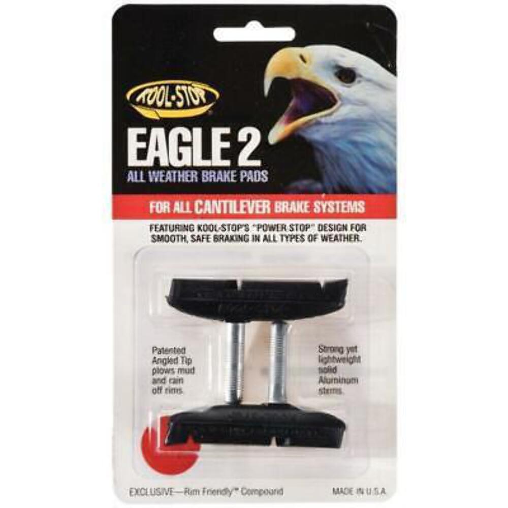 Kool Stop 2 Brake Pads Mountain Bike Cantilever Shoe BK - Fresh Stock Dated February 2026