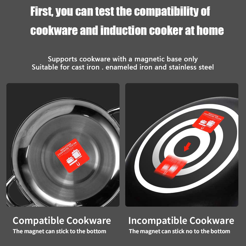 Potente Cocina Portátil Electrica Placa Segura Inducción Quemador De Encimera #1 - Fresh Stock Dated December 2025