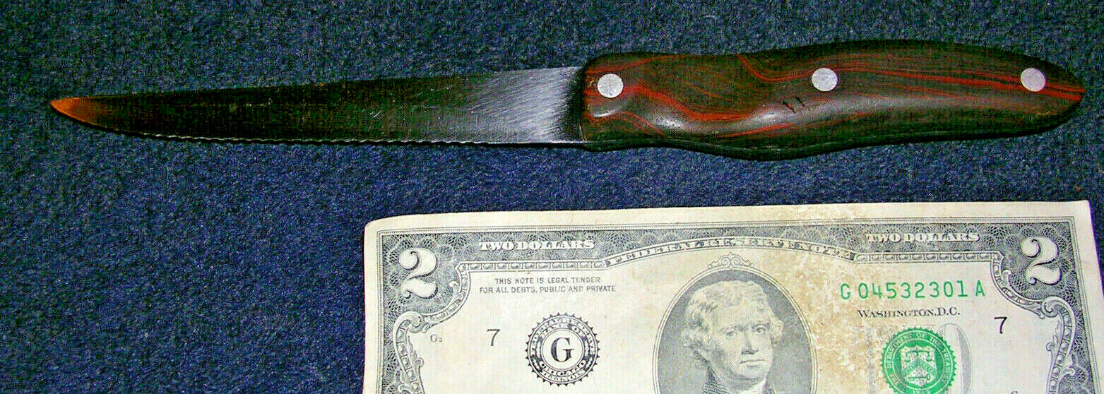 Fine Vintage Cutco #1021 3rd Gen. Trimmer Knife! 1960-1971! Classic! Original! - Fresh Stock Dated December 2025