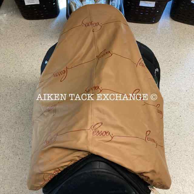 Pessoa Saddle Cover, Water Resistant, Light Brown/Burgundy Print - Fresh Stock Dated February 2026