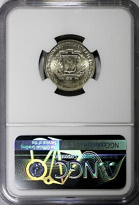 DOMINICAN REPUBLIC 1976 5 Centavos NGC MS64 Death of Juan Pablo Duarte KM# 41(9) - Fresh Stock Dated February 2026
