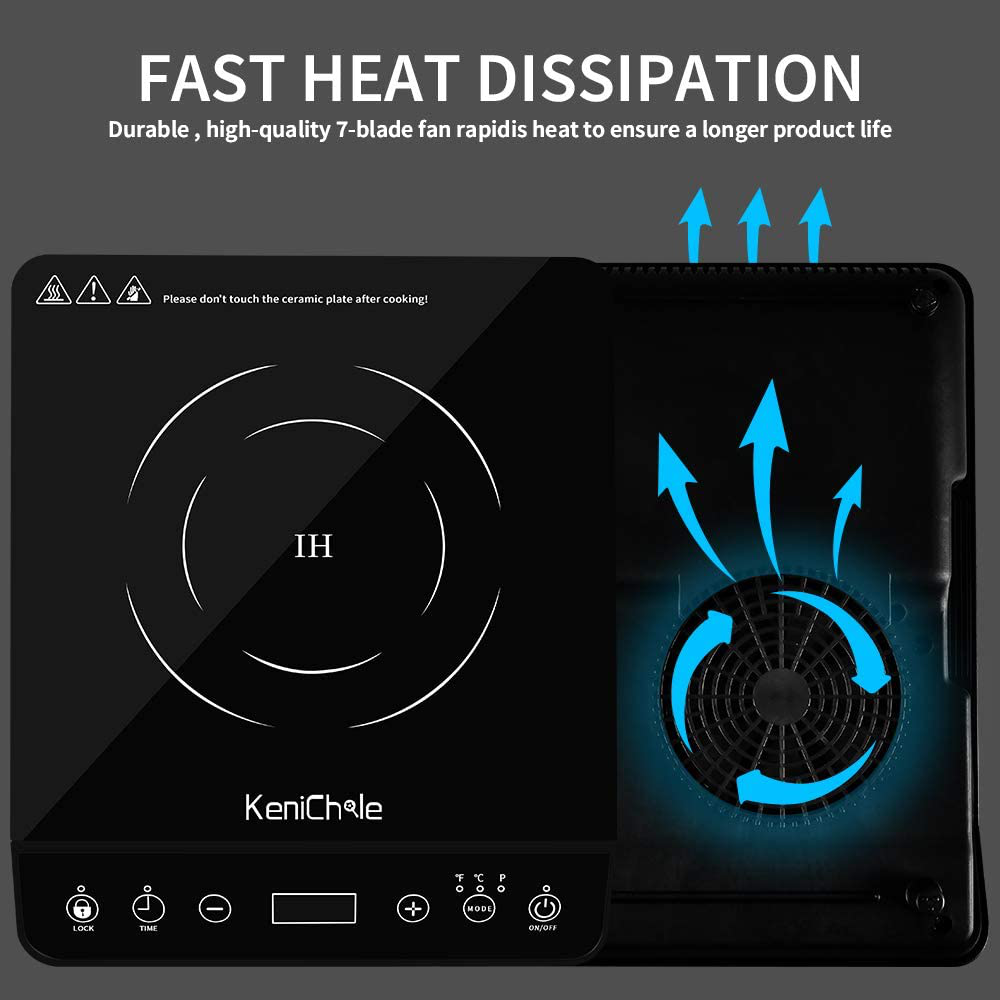 Potente Cocina Portátil Electrica Placa Segura Inducción Quemador De Encimera #1 - Fresh Stock Dated December 2025