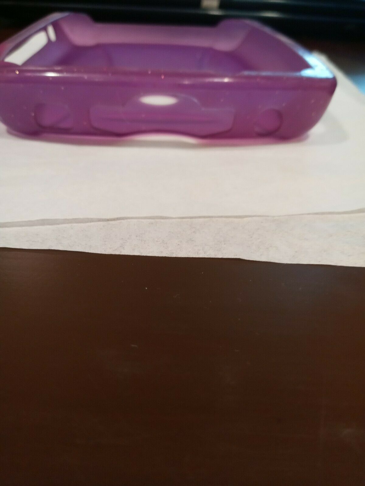 LeapFrog LeapPad Protective Cover Gel Skin Purple Glitter Model 32427 - Fresh Stock Dated February 2026