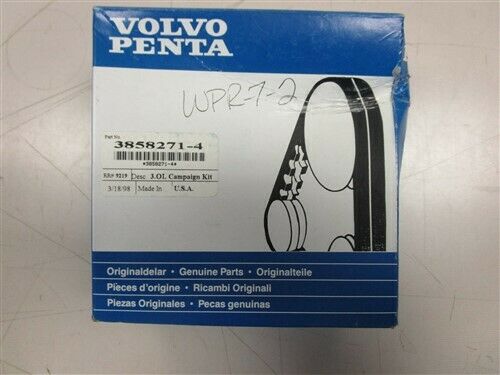 VOLVO PENTA 3.0L CAMPAINGN KIT 3 V - BELT 3858271-4 MARINE BOAT - Fresh Stock Dated February 2026