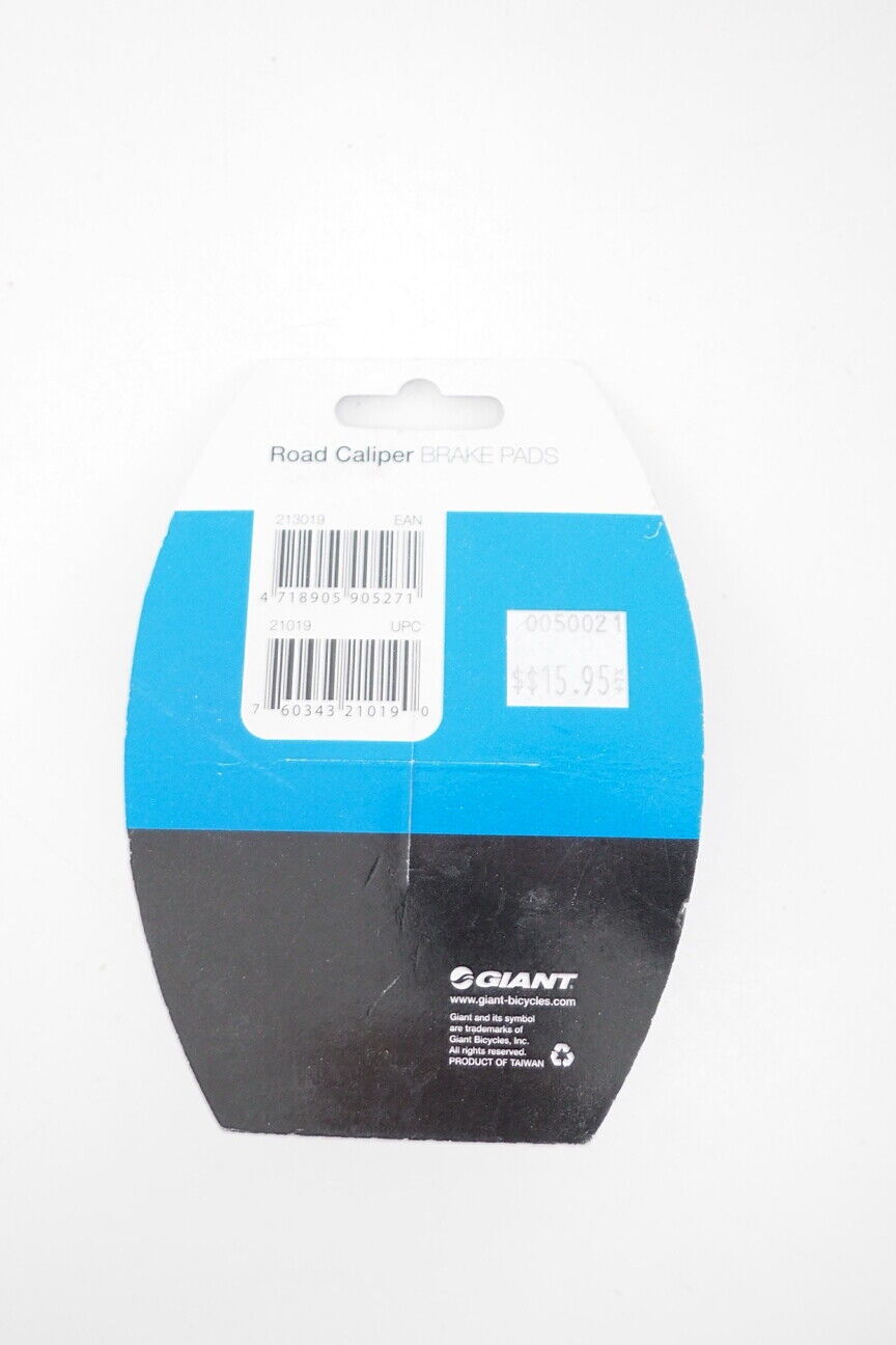 New! Giant Bicycles Molded Road Rim Caliper Brake Pad Set (Black) - Fresh Stock Dated February 2026