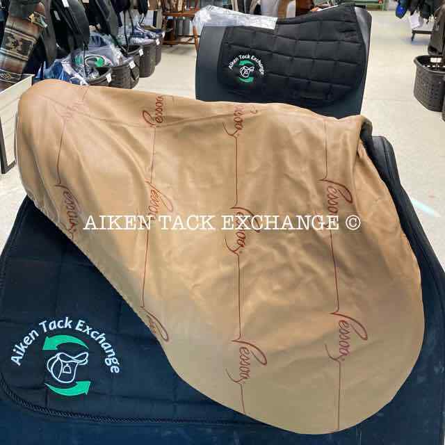 Pessoa Saddle Cover, Water Resistant, Light Brown/Burgundy Print - Fresh Stock Dated February 2026