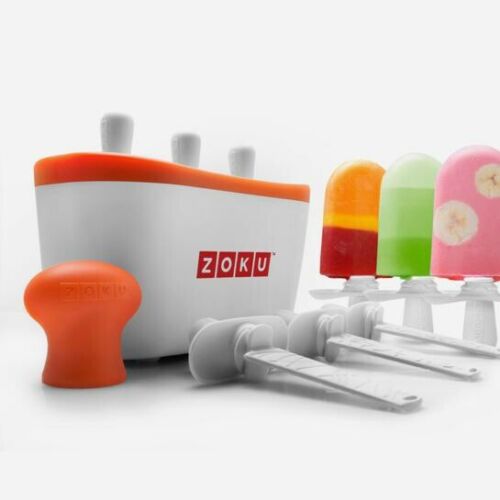 Zoku Triple 3x Quick Pop Makes Up To 9 Popsicles Ice Cream Maker Pre Owned - Fresh Stock Dated December 2025