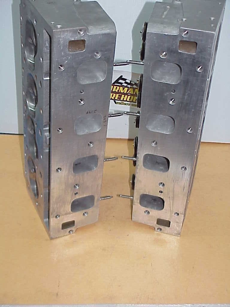 2  SB2.2 Chevy GM #12480011 Ported Aluminum Heads from a NASCAR Engine Shop JR21 - Fresh Stock Dated February 2026