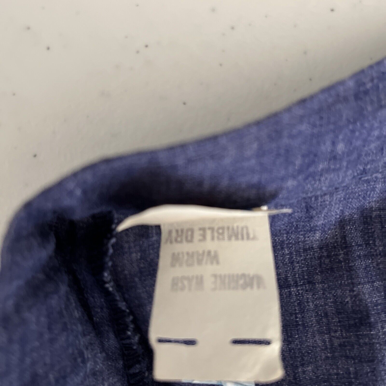 Vintage Medium Blue Chambray Skirt Union Made Below Knee A Line Zip Career Light - Fresh Stock Dated March 2026