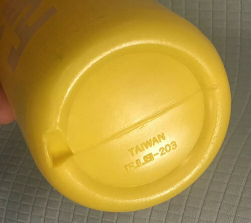 1980s FUJI TEAM Water Bottle BIDON Botella Borraccia Wasserflasche F.I.S 203 - Fresh Stock Dated December 2025