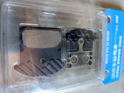 2 pair 2 boxes Shimano J04C Metal Disc Brake Pads w/ Spring Deore XT SLX Alfine - Fresh Stock Dated December 2025