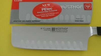 WUSTHOF new  5 inch nakiri KNIFE  new PEtec #4193/13cm solingen Germany - Fresh Stock Dated December 2025