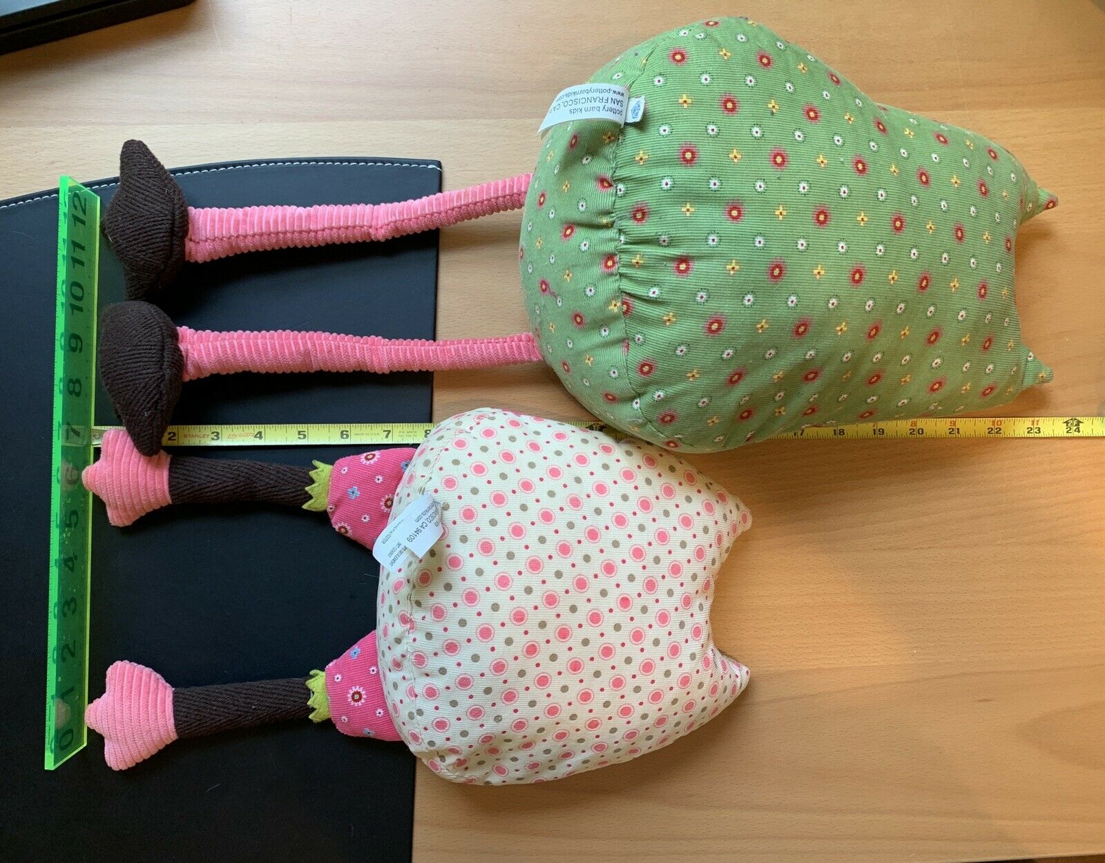 Pottery Barn Kids Hayley Brooke Owls Plush Lot Of 2 - Joy & Penny - EUC - Fresh Stock Dated December 2025