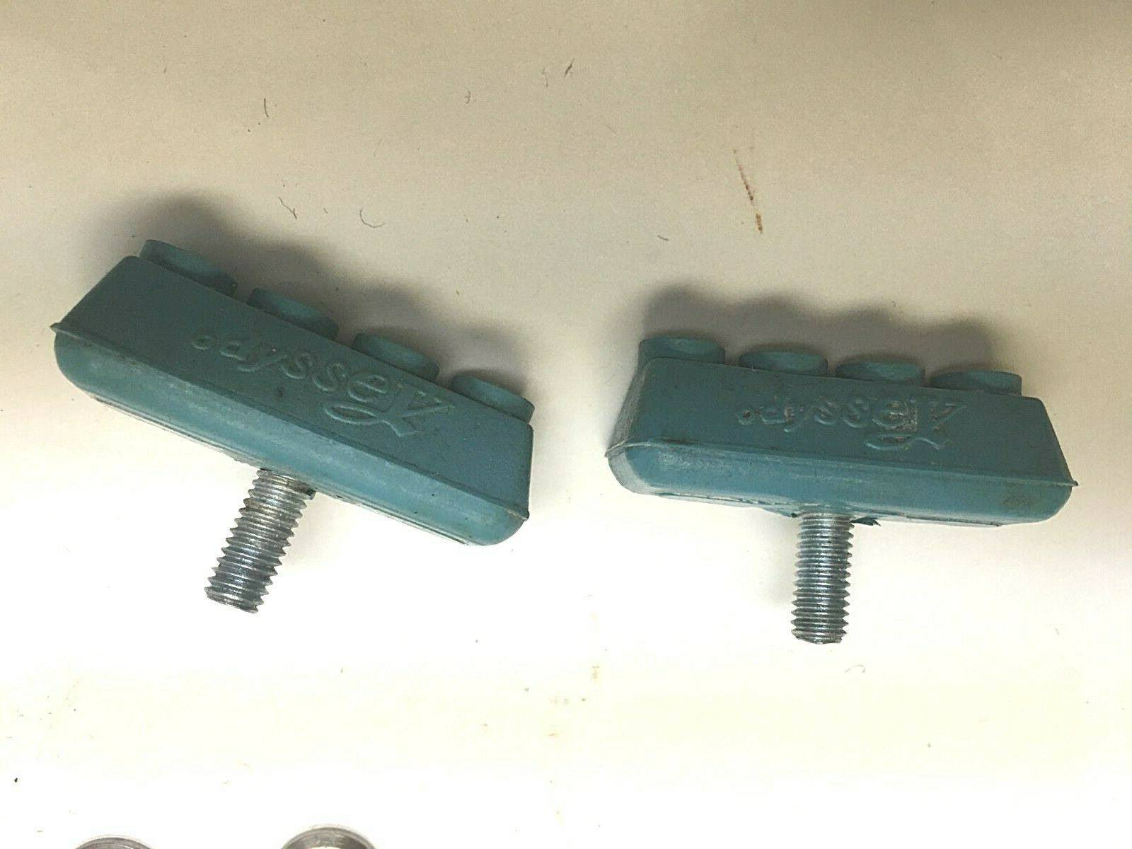 Vintage Old School Odyssey Brake Pads 1 Pair, Blue - Fresh Stock Dated February 2026