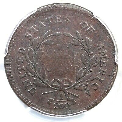 1795 C-6b R-6 PCGS VG 10 Pl Edge No Pole Liberty Cap Half Cent Coin 1/2c - Fresh Stock Dated February 2026