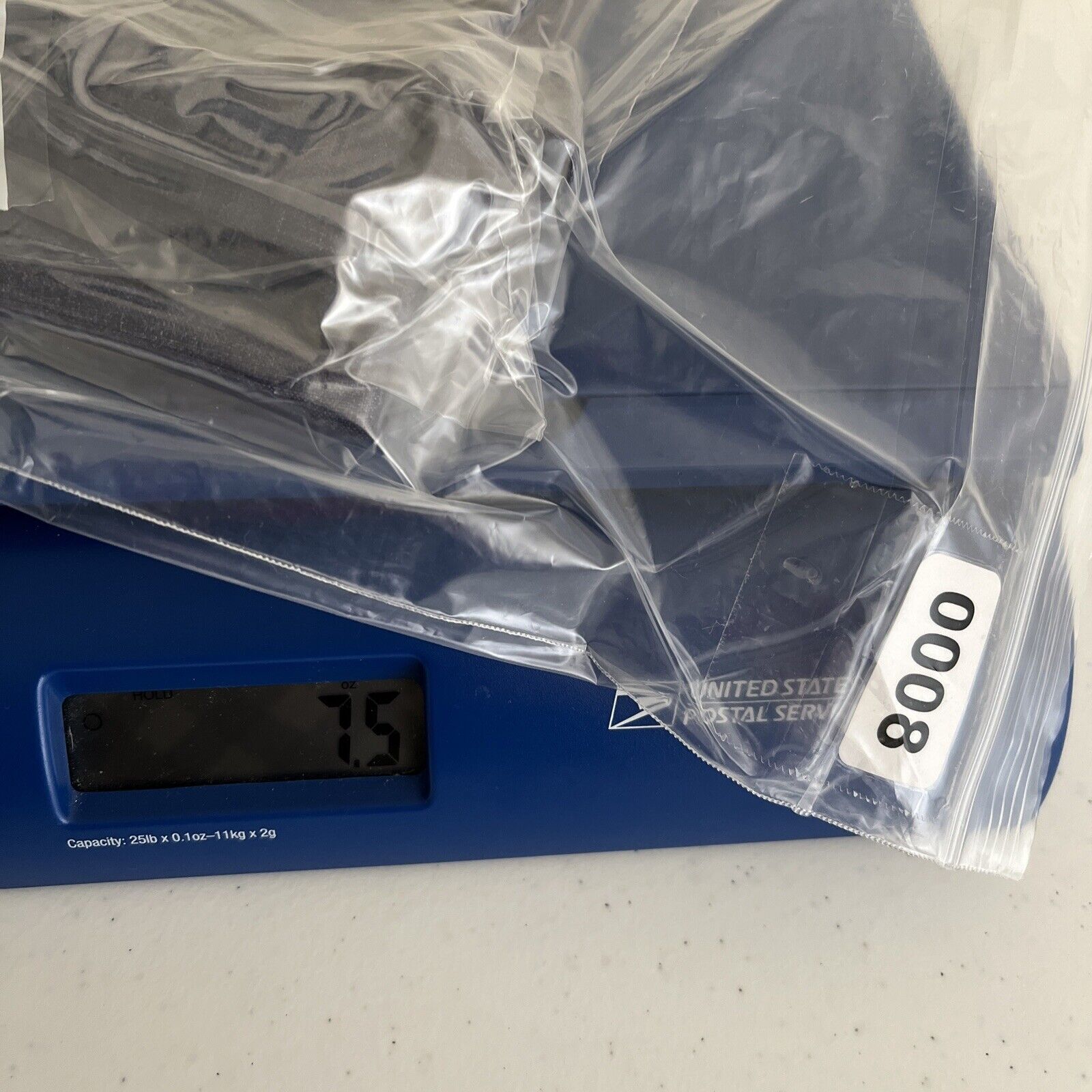 Vintage Medium Blue Chambray Skirt Union Made Below Knee A Line Zip Career Light - Fresh Stock Dated March 2026