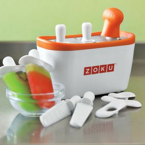 Zoku Triple 3x Quick Pop Makes Up To 9 Popsicles Ice Cream Maker Pre Owned - Fresh Stock Dated December 2025