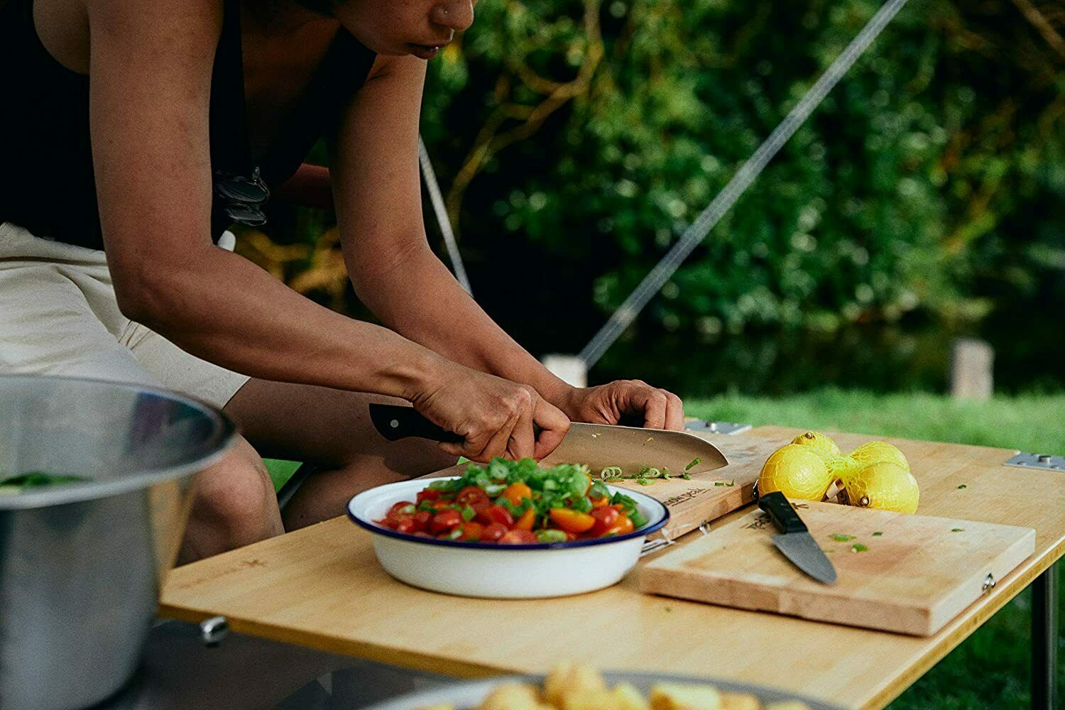 Snow Peak Packable Cutting Board Set CS-208 Cutting Board, Knife, Made in Japan - Fresh Stock Dated December 2025