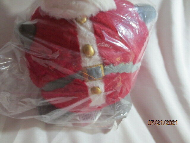 NEW Pottery Barn Kids Holiday Cuddly Santa Plush Decorative Pillow, Christmas NU - Fresh Stock Dated December 2025