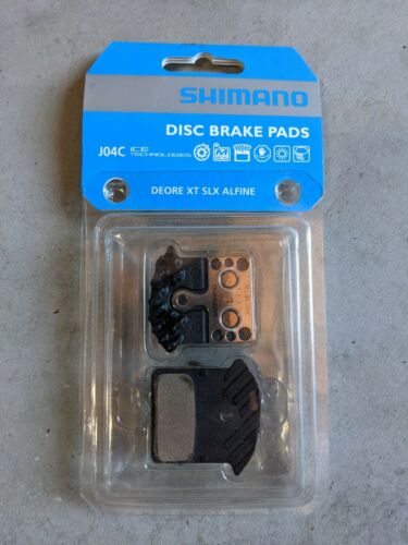 2 pair 2 boxes Shimano J04C Metal Disc Brake Pads w/ Spring Deore XT SLX Alfine - Fresh Stock Dated December 2025