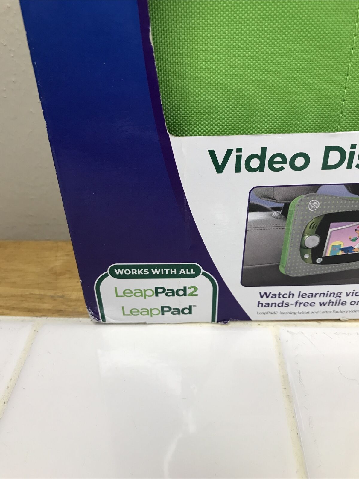 Leap Pad Fits Explorer 1 & 2 Video Display Car Case Green Hands Free Brand New - Fresh Stock Dated February 2026