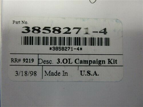 VOLVO PENTA 3.0L CAMPAINGN KIT 3 V - BELT 3858271-4 MARINE BOAT - Fresh Stock Dated February 2026