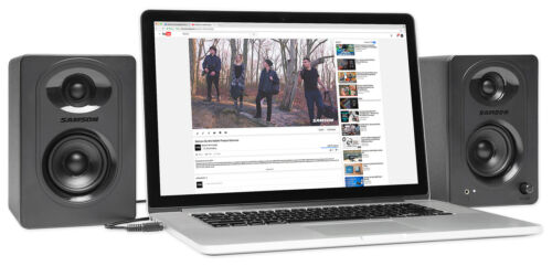 Samson Graphite M25 25-Key USB MIDI DJ Keyboard Controller+Pair Studio Monitors - Fresh Stock Dated February 2026