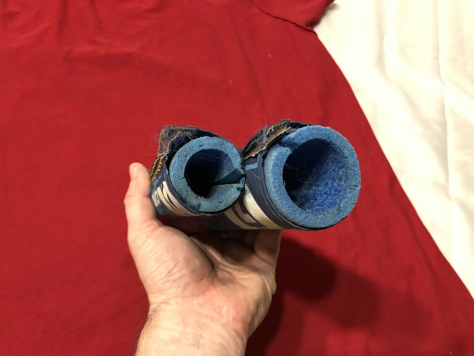 ORIGINAL GT DYNO HANDLE BAR AND FRAME PAD BLUE OLD SCHOOL BMX PADS - Fresh Stock Dated December 2025