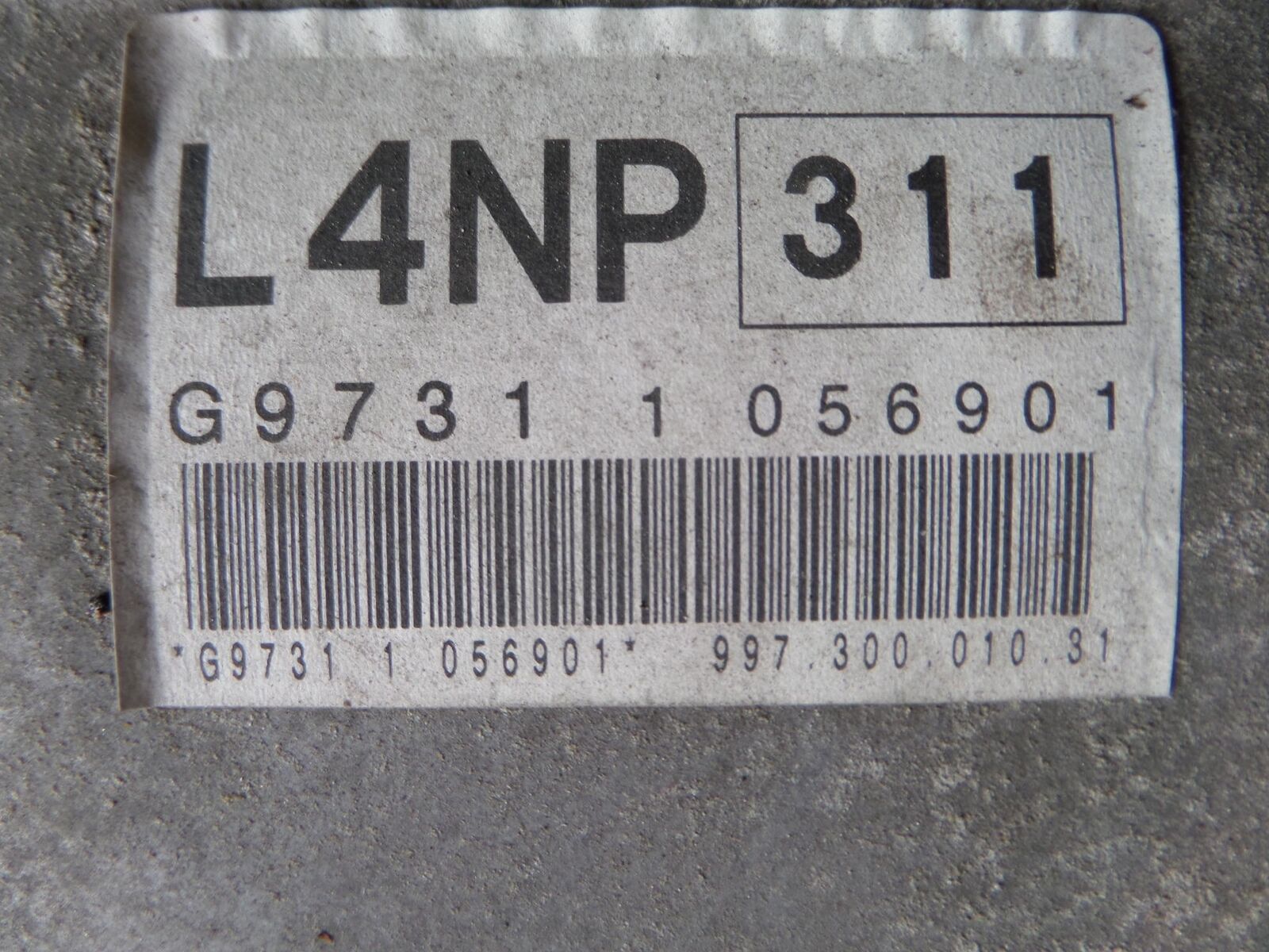 Porsche 911 997 C4S 35K 6 Speed AWD Manual Transmission 05-08 L4NP 311 G9731 - Fresh Stock Dated December 2025