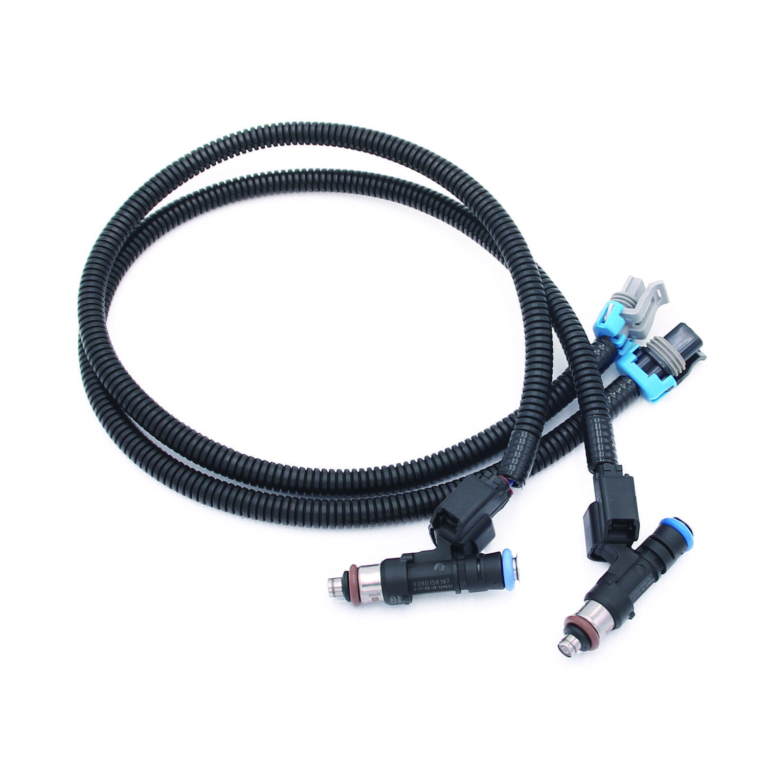 Fuel Injector W/ Harness Set Fit for Polaris RZR Ranger Crew XP 800 PTO MAG P98 - Fresh Stock Dated February 2026