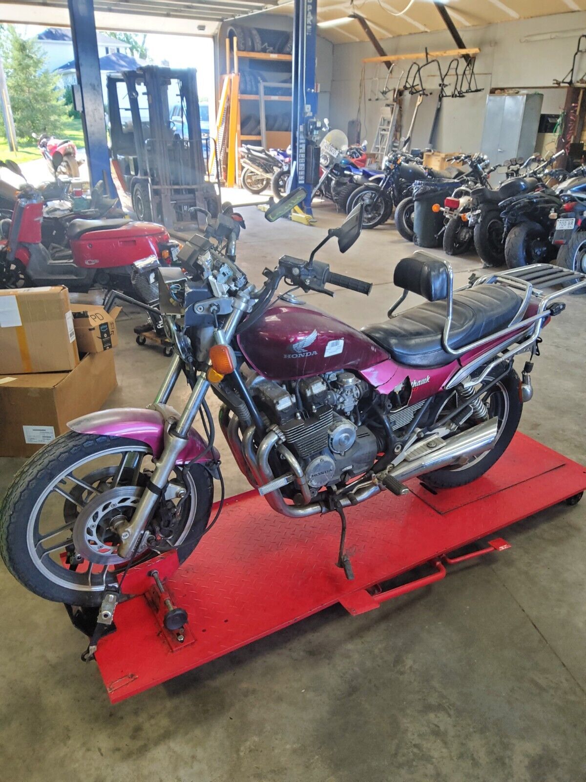 1983 83 83-85 Honda CB650SC 650 Nighthawk Rear Back Final Drive Shaft OEM - Fresh Stock Dated February 2026