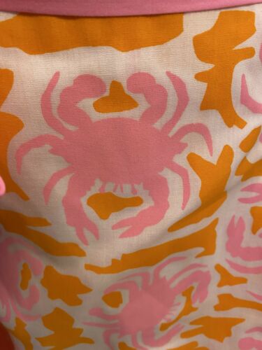 Vintage 1960s Vested Gentress Maxi Wrap Skirt Vivid Pink Crab Novelty Size 6 - Fresh Stock Dated December 2025