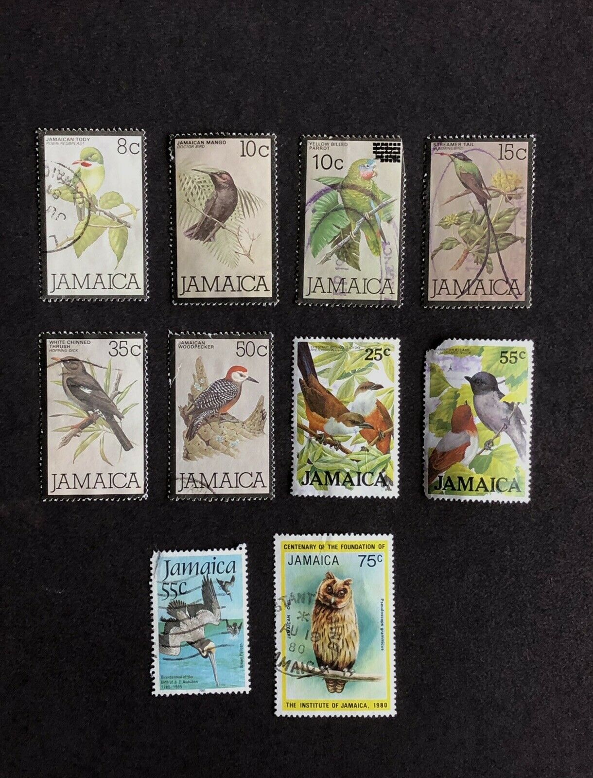 UNIQUE 1980s JAMAICAN 🇯🇲 BIRDS ON STAMPS - Fresh Stock Dated February 2026