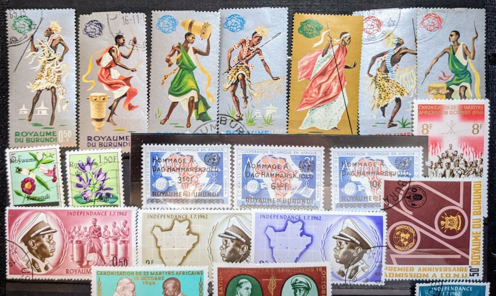 Nice Burundi Stamps. Used to MH. Scott's 5//100.   sal's stamp store - Fresh Stock Dated January 2026