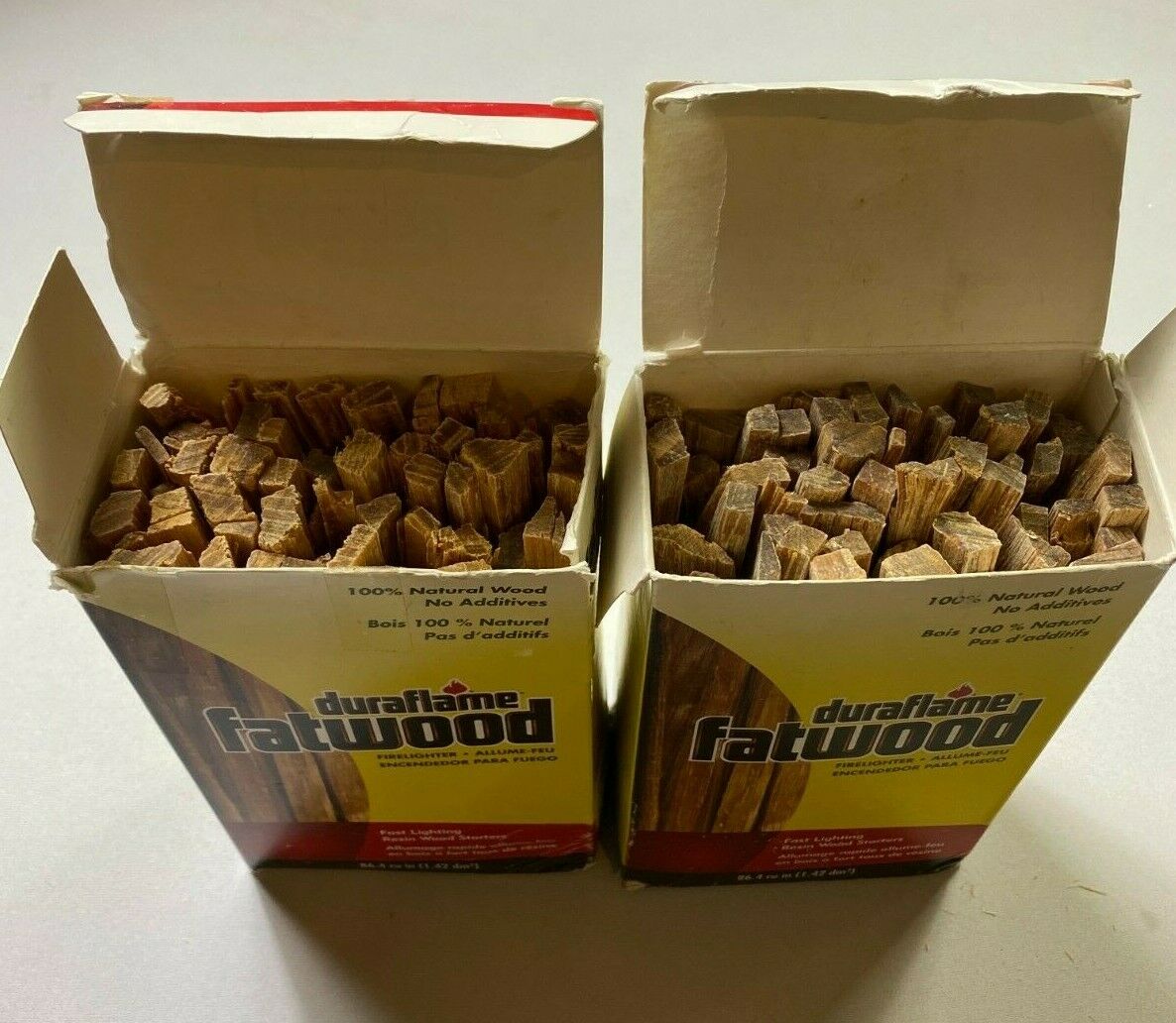 Duraflame Fatwood Wood Starters 86.4 cu in Lot of 2 READ! NEW BJ - Fresh Stock Dated December 2025