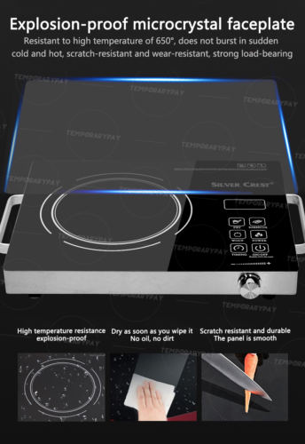 3500W Portable Induction Cooktop Countertop Single Cooker Burner Stove Hot Plate - Fresh Stock Dated December 2025