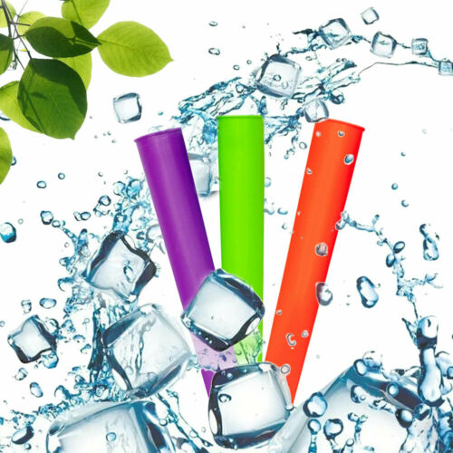 6Pcs Silicone Summer Frozen Ice Cream Mold Kitchen Tools Popsicle Maker Mould - Fresh Stock Dated December 2025