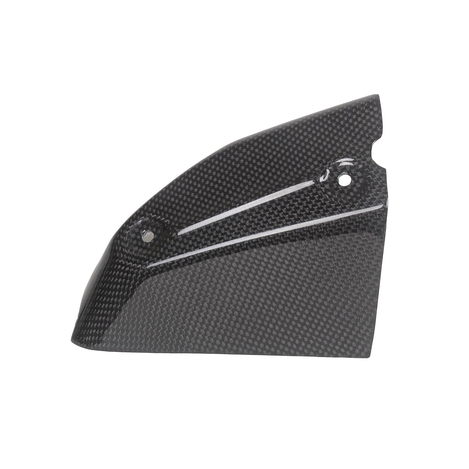 For Ducati Xdiavel/S  18-21 Carbon Fiber Exhaust Pipe Cover Heat Shield Gloss - Fresh Stock Dated February 2026