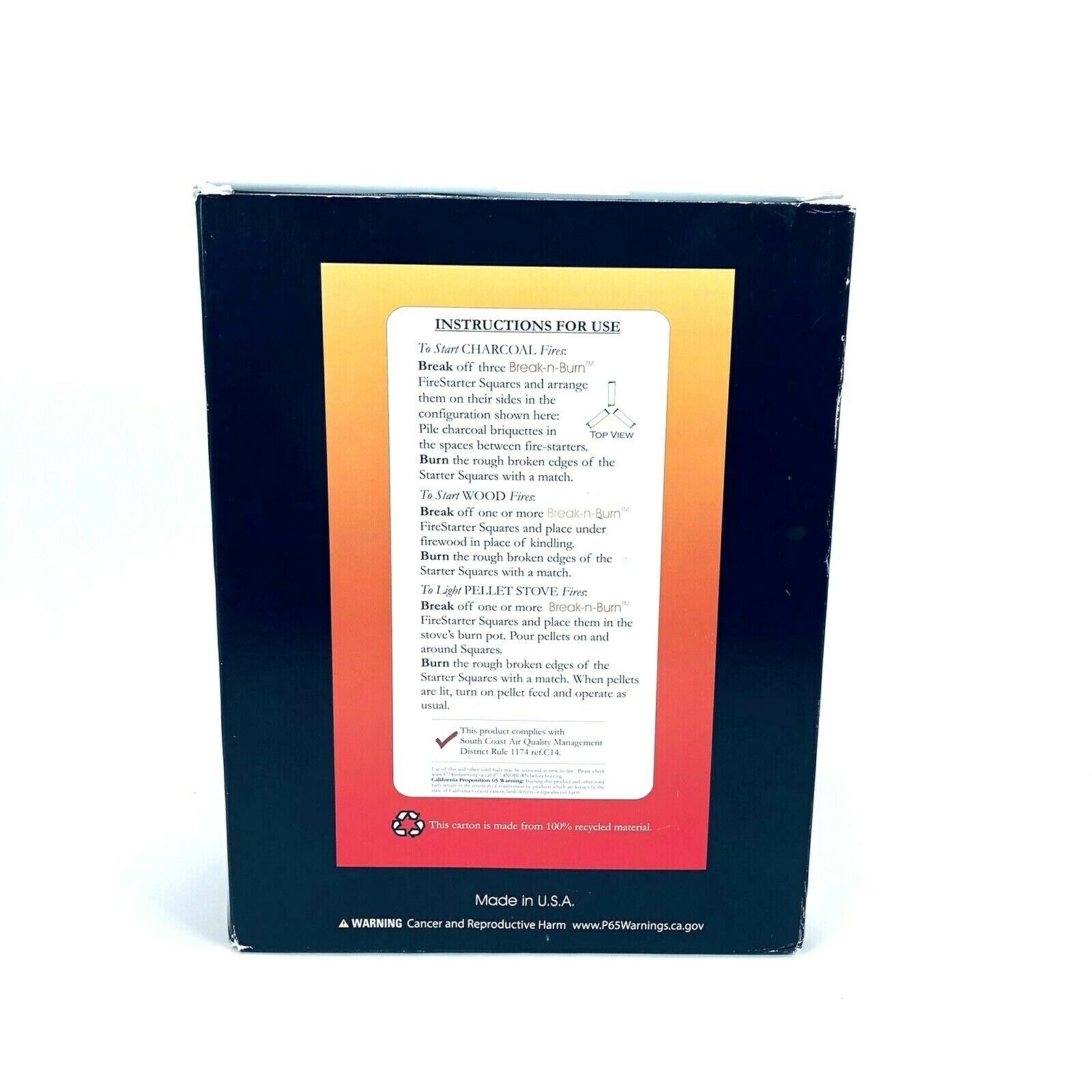 AW Perkins Fire Starters - 144 Squares Per Box - Fresh Stock Dated December 2025