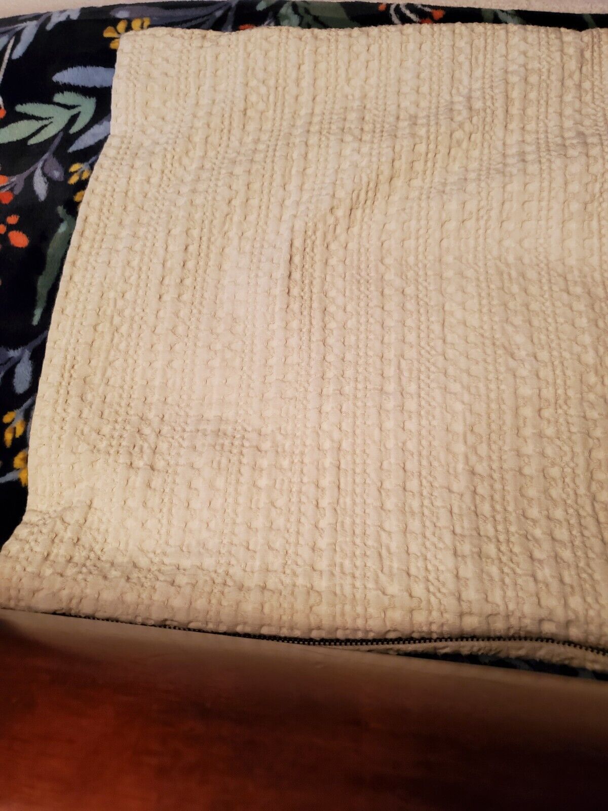 Pottery Barn Cream Cable Stitch Cotton 16