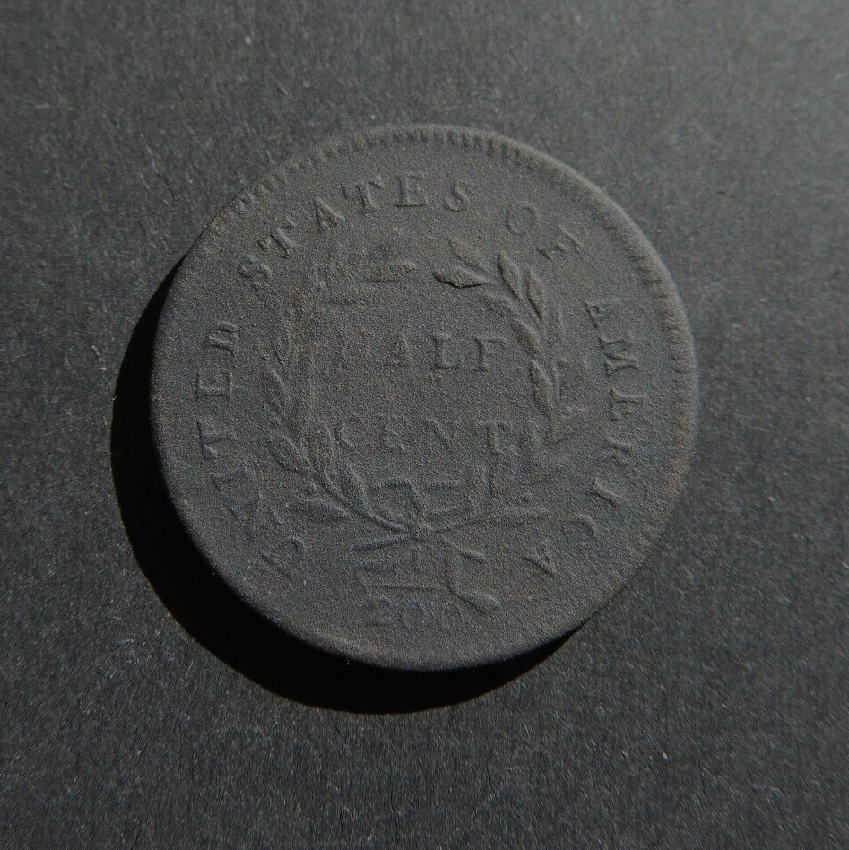 US 1794 F Pre 1800 Half Cent Coin - Fresh Stock Dated February 2026