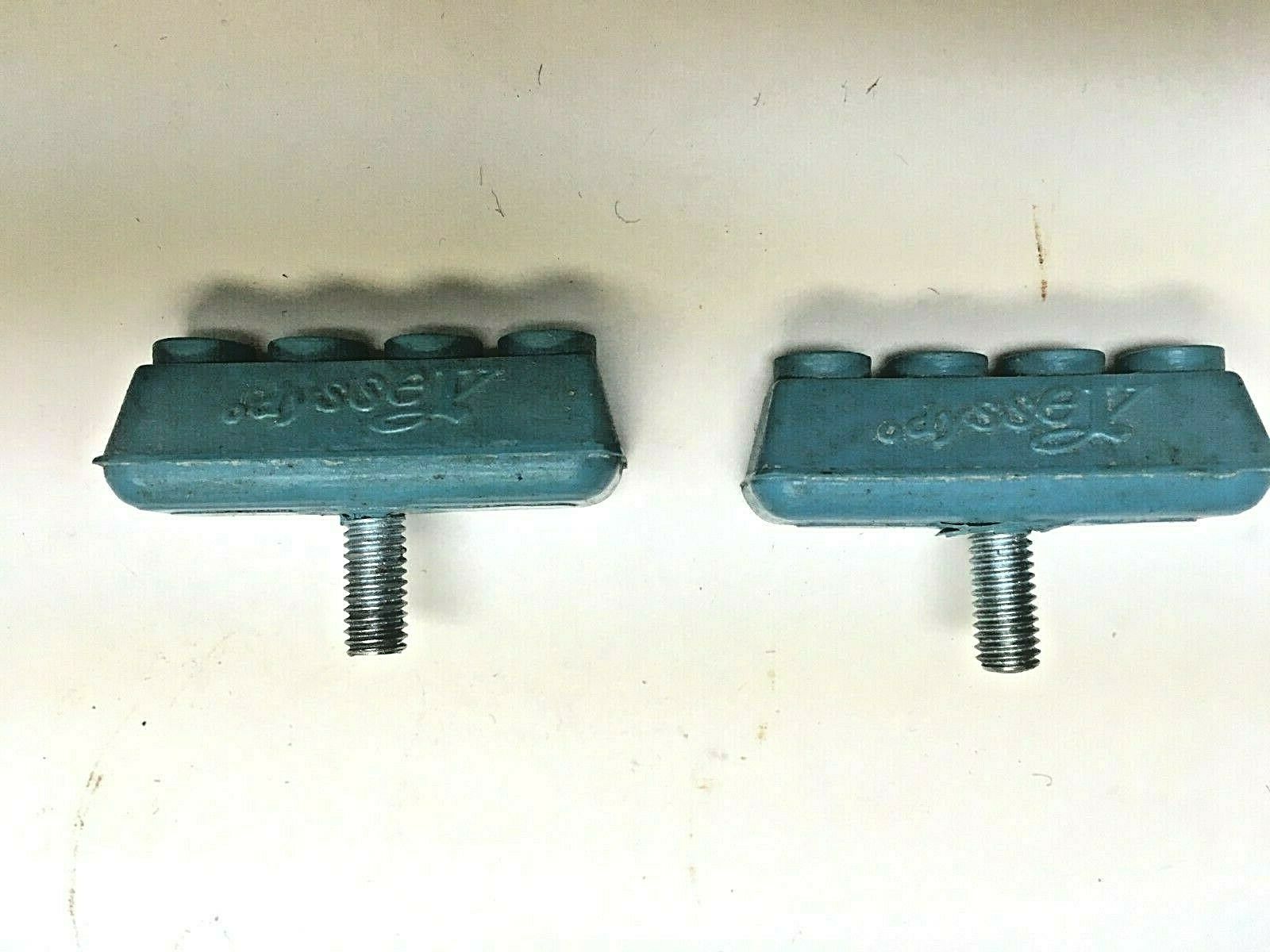 Vintage Old School Odyssey Brake Pads 1 Pair, Blue - Fresh Stock Dated February 2026