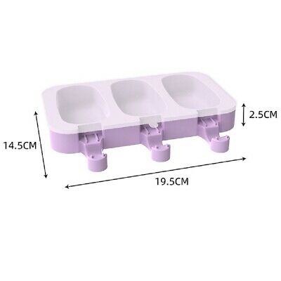 Food-grade Silicone Popsicle Mold Reusable DIY Ice Cream Juice Popsicle Maker - Fresh Stock Dated December 2025